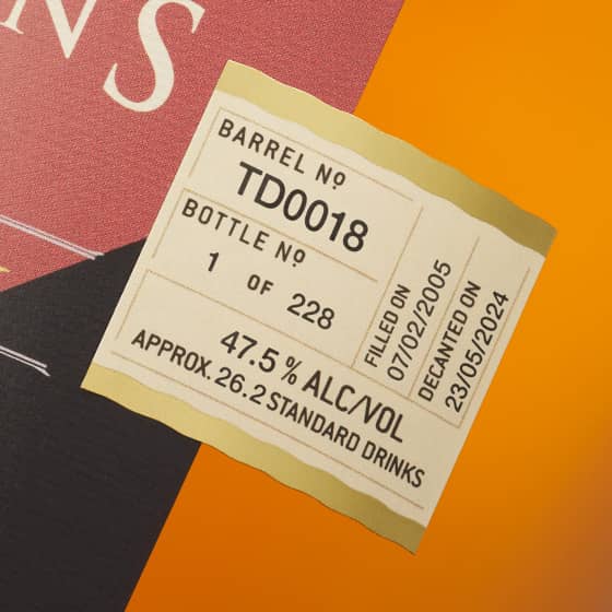 19 Year Old American Oak Second-Fill (TD0018)