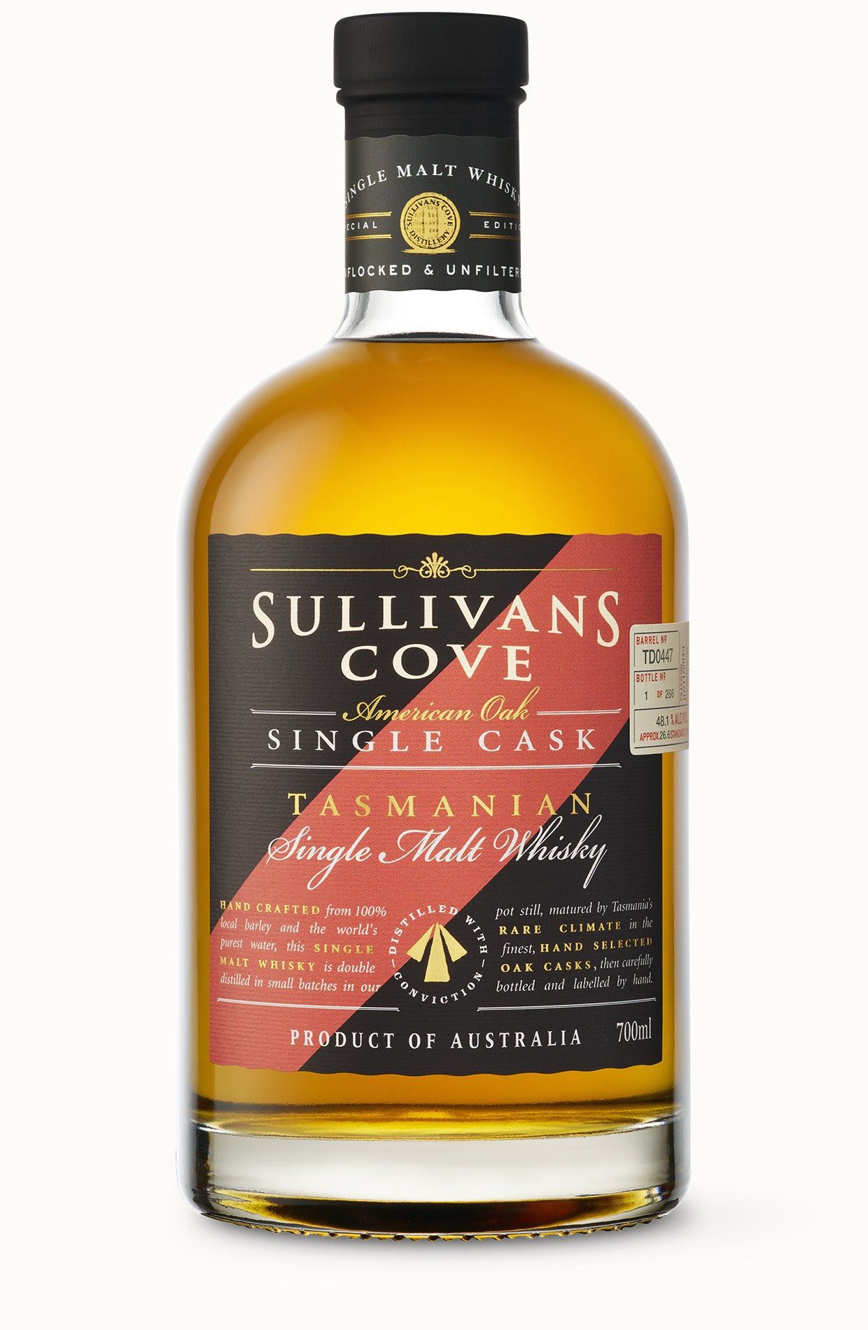 AMERICAN OAK SECOND-FILL (TD0447) – Sullivans Cove Whisky