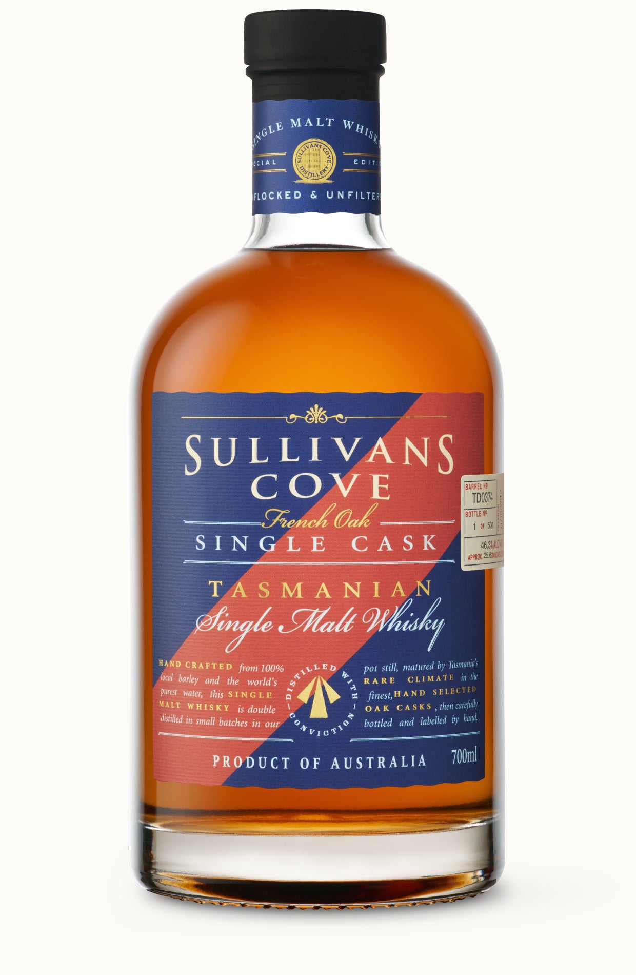 French Oak Ex-Tawny Refill (TD0374) – Sullivans Cove Whisky