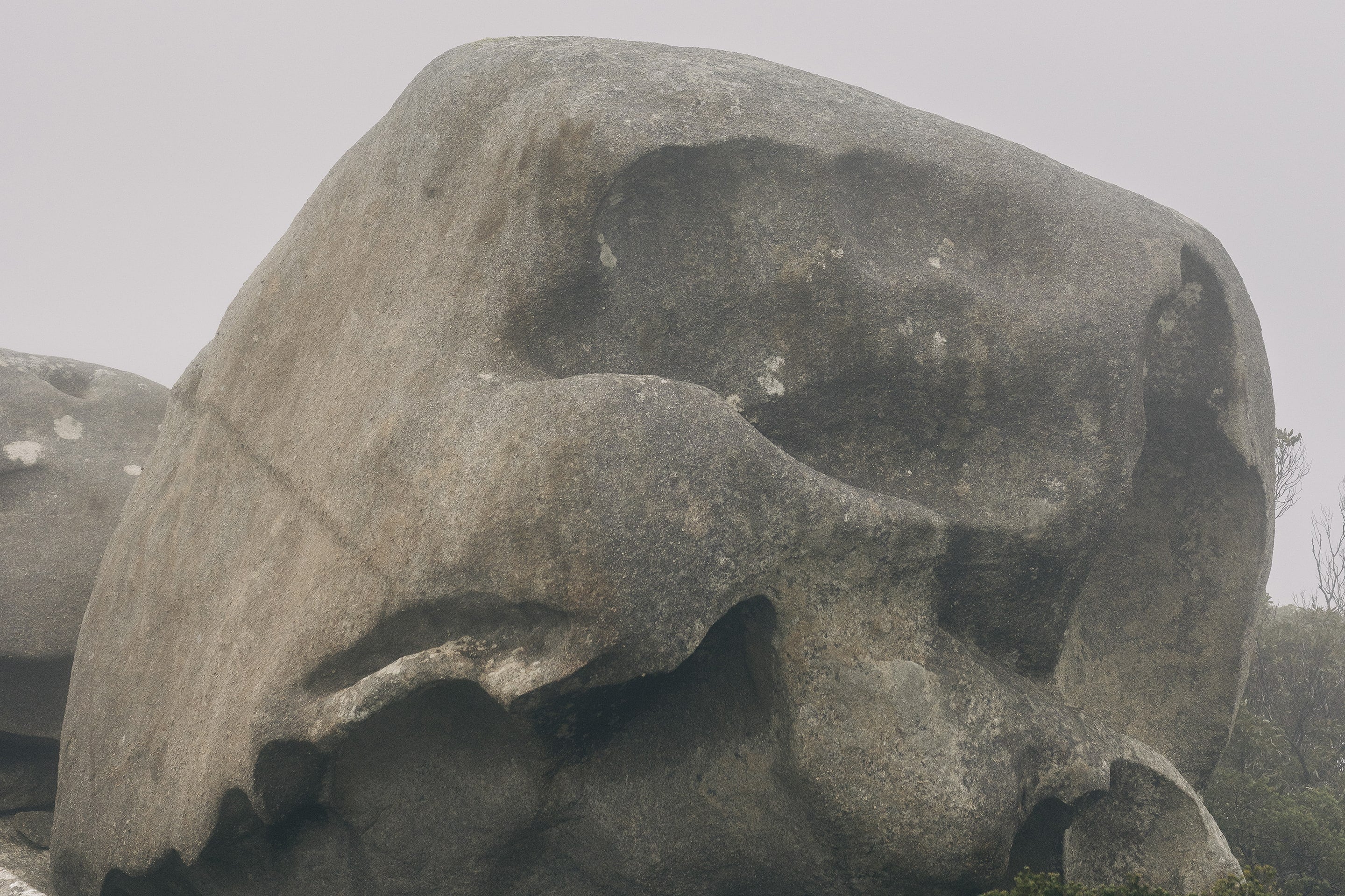 large grey rock